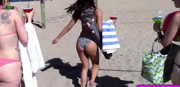  Gina Valentina, Kobi Brian and other hot babes on the beach